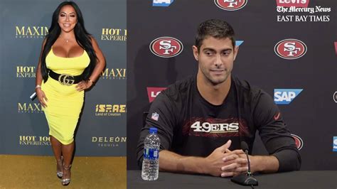 jimmy garoppolo porn star girlfriend|Jimmy Garoppolo breaks silence after date with porn star